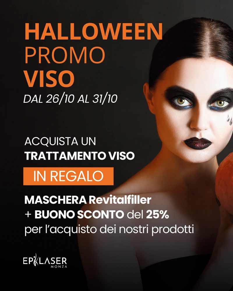 promo epilaser halloween 2026 trattamento viso